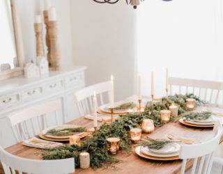 Subtle Christmas Tablescapes for the Holiday Season