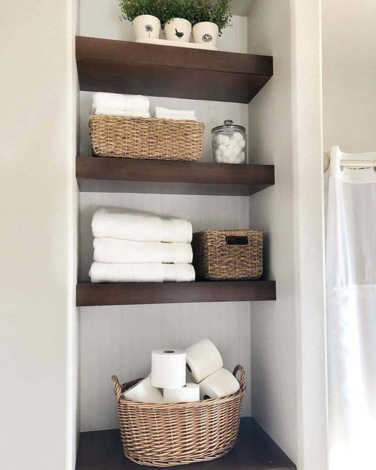 38 Bathroom Closet Ideas for a Clean and Clutter Free Space Decoist