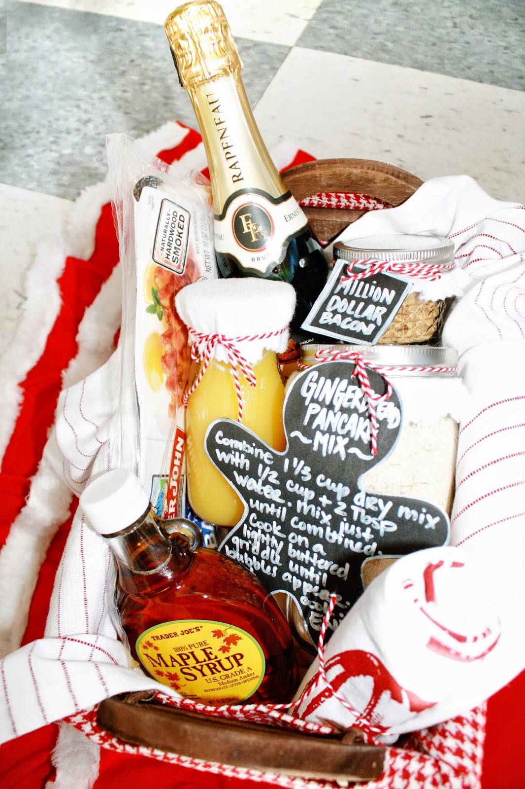 pancake breakfast gift basket