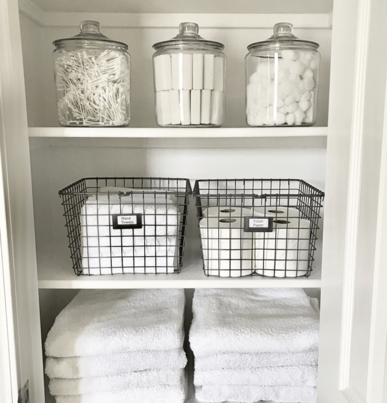 38 Bathroom Closet Ideas for a Clean and Clutter Free Space | Decoist