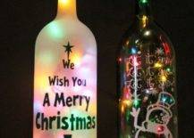 light up wine bottles christmas
