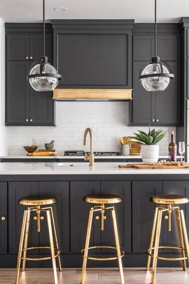 24 Black Kitchen Cabinet Ideas For a Moody Space | Decoist