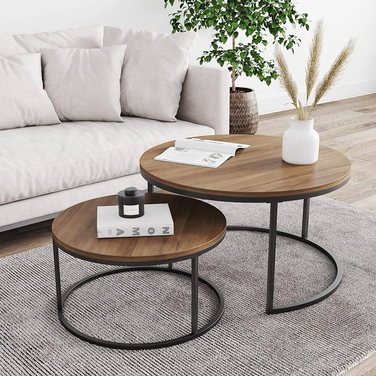 Nesting coffee table