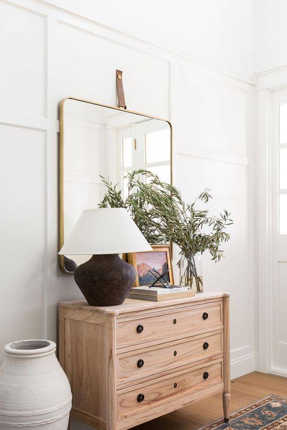 decorated dresser top