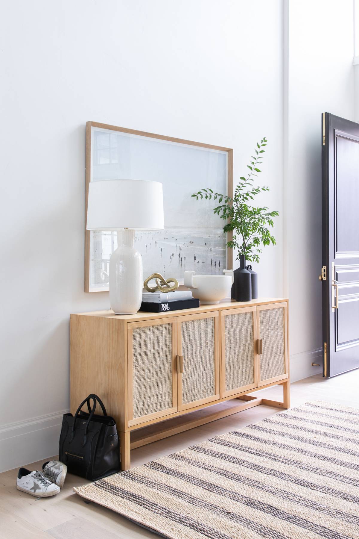 decorated dresser top