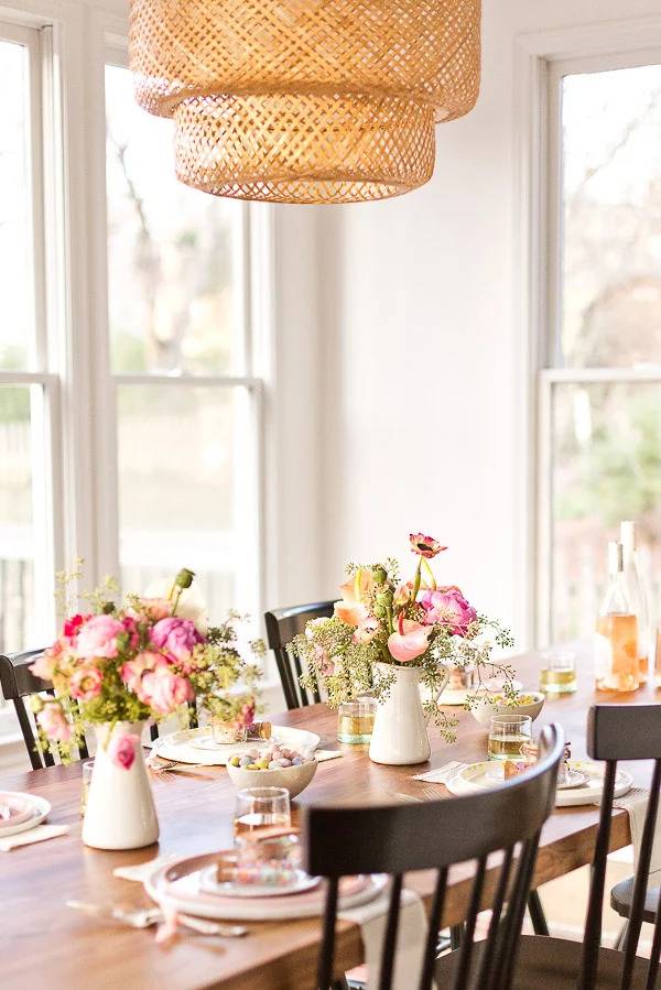 spring tablescape