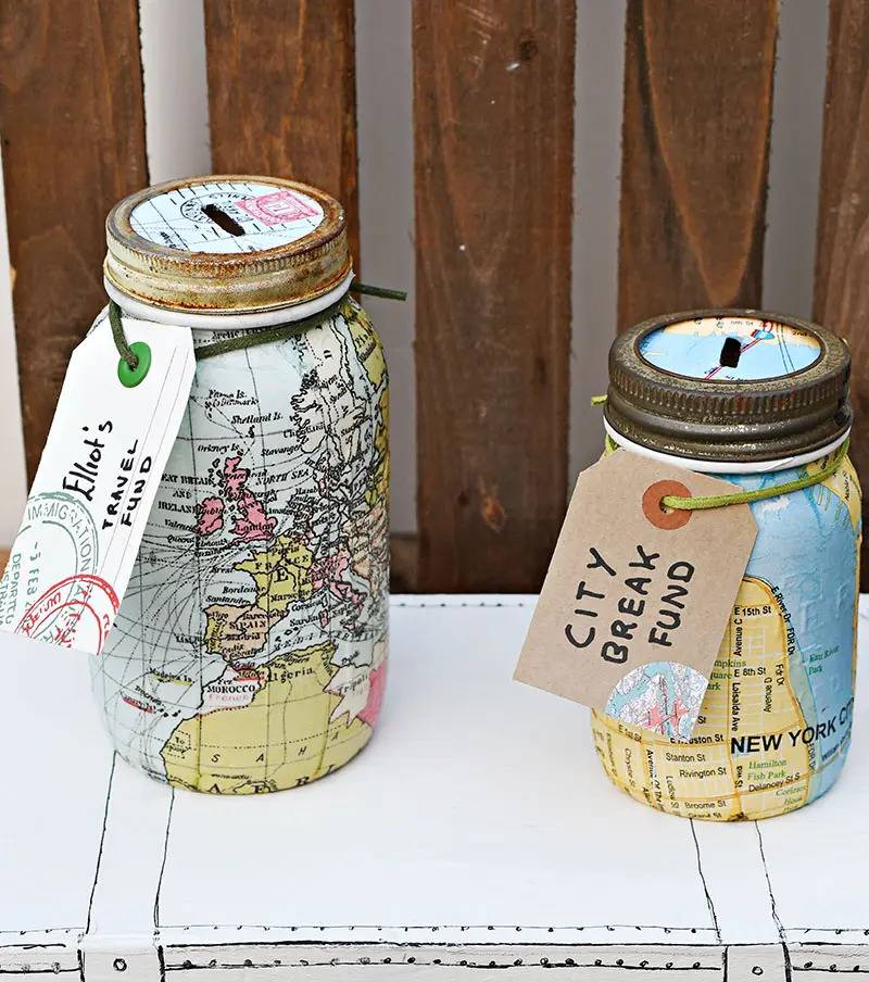 mason jar bank