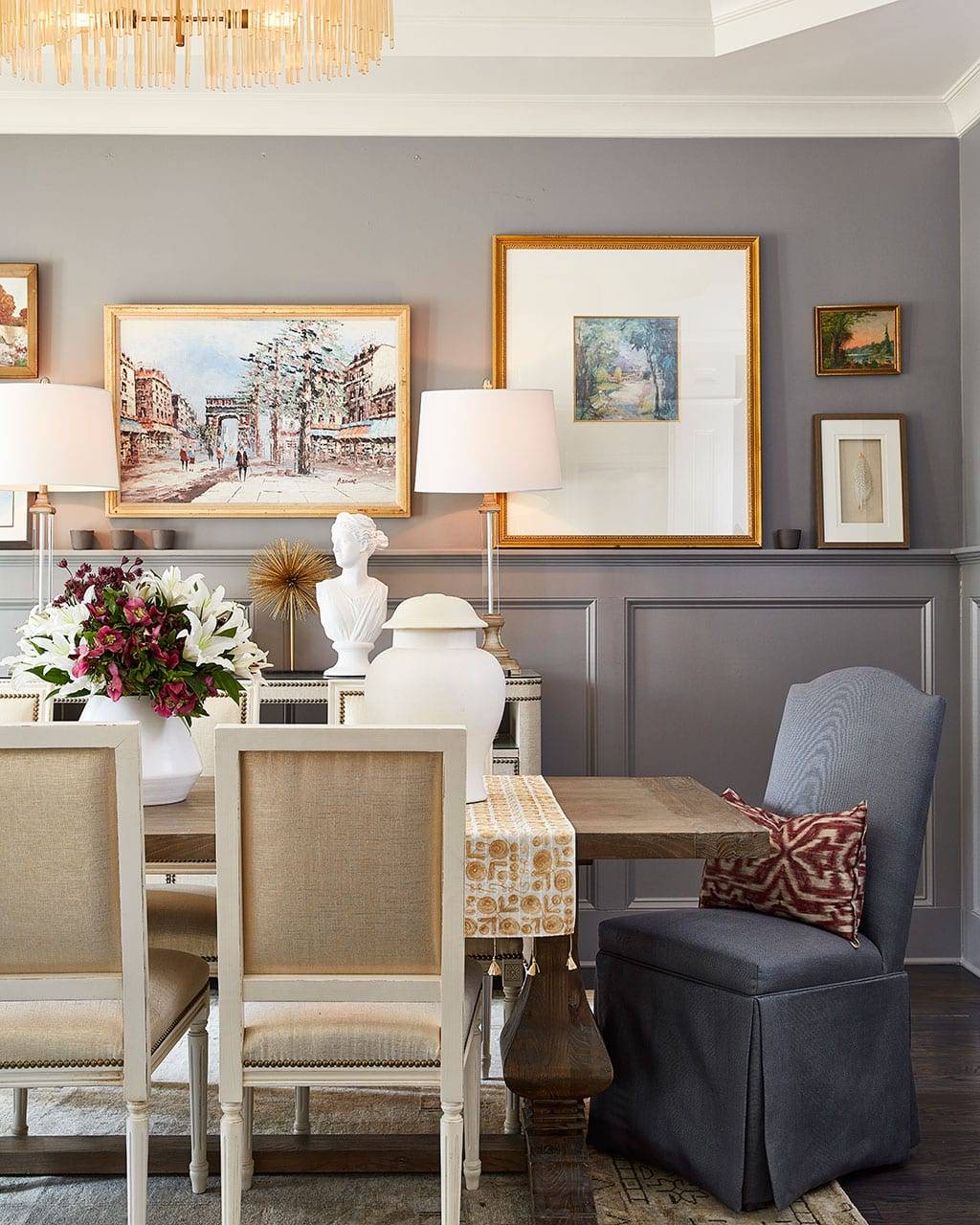 mix and match dining room