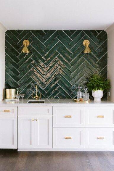 23 Green Tile Backsplash Ideas That Will Have Others Green with Envy ...