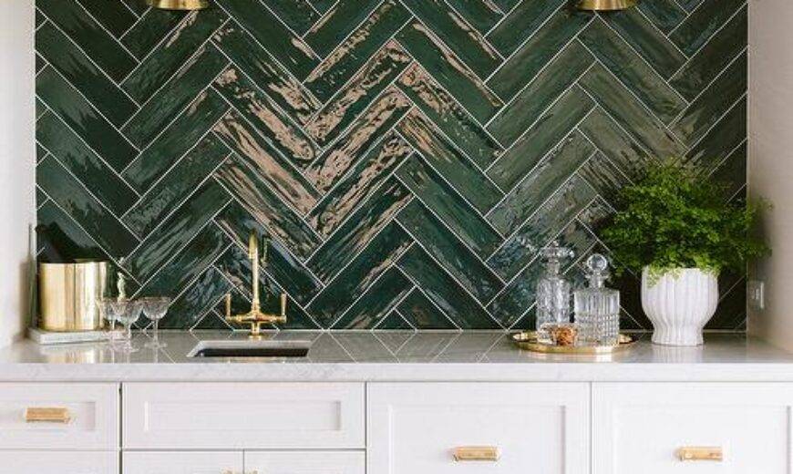 23 Green Tile Backsplash Ideas That Will Have Others Green with Envy