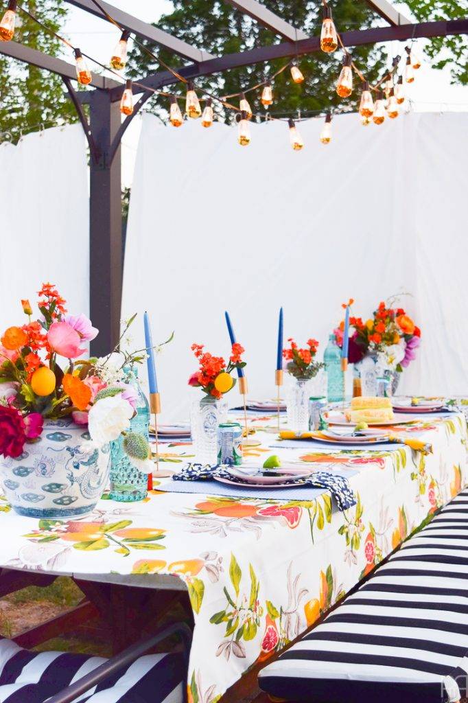 summer tablescape