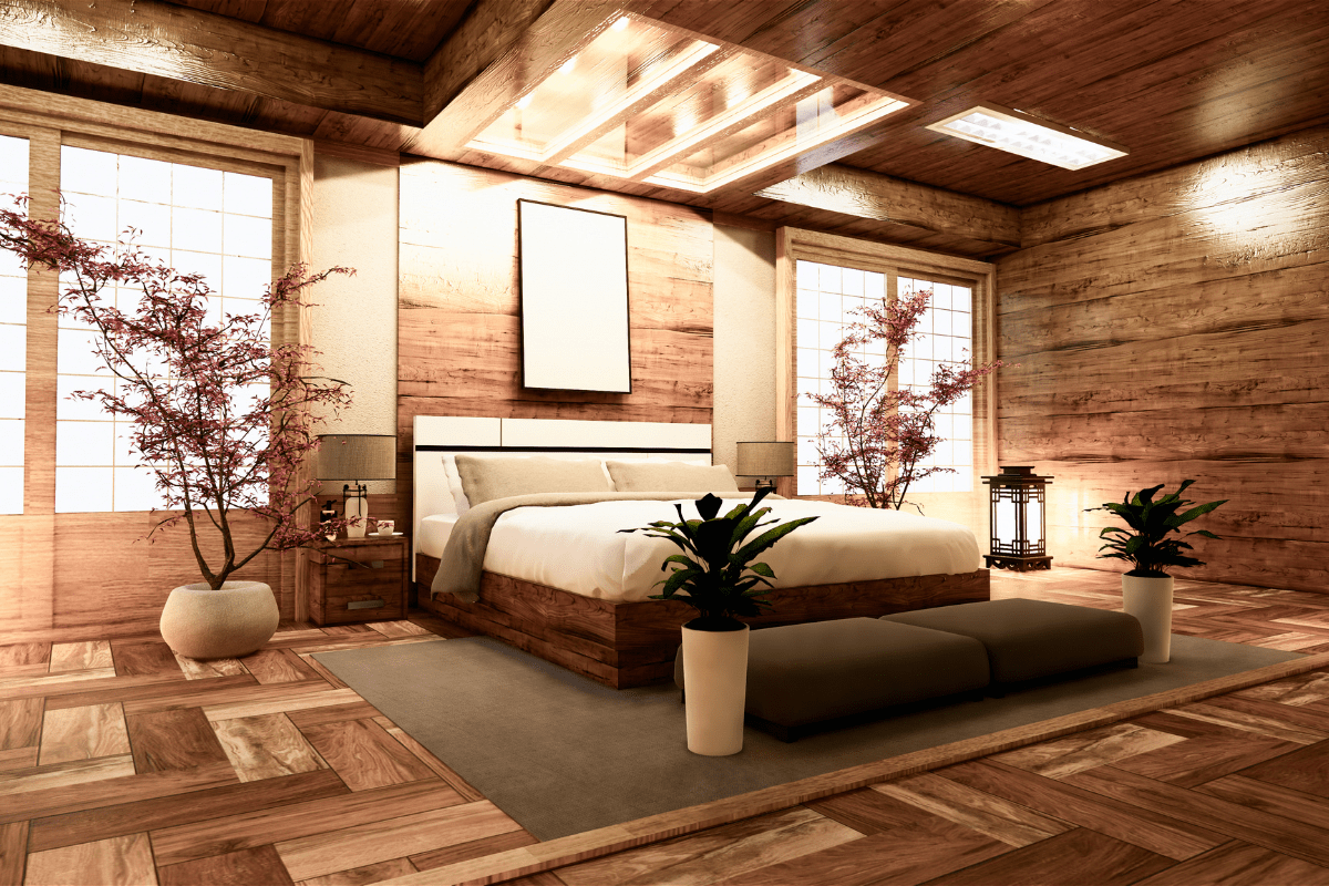 Japanese deals bedroom modern