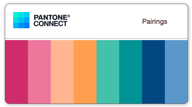Color palette for Peach Fuzz 13-1023