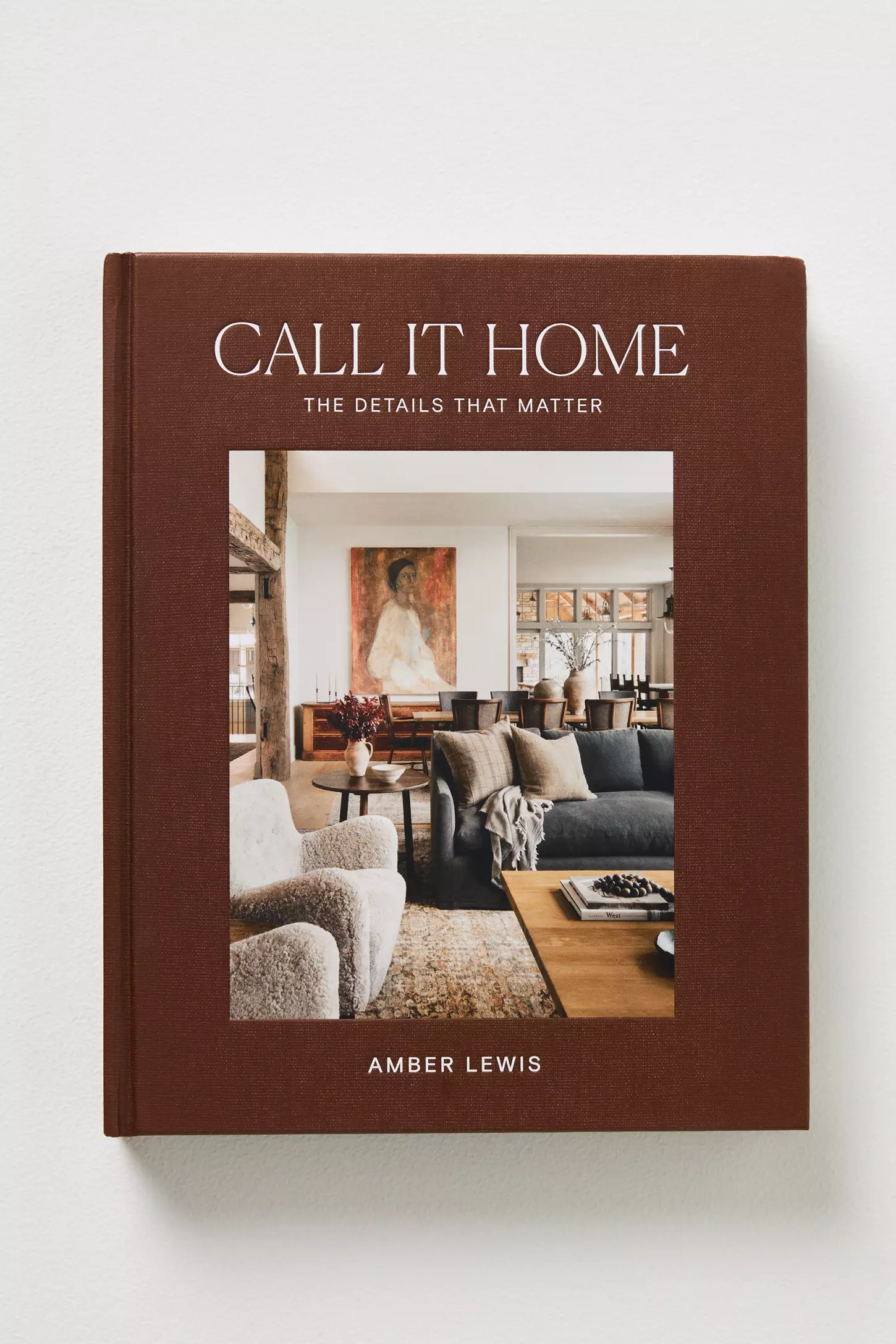 livro estilo mesa de centro da Anthropologie Call it home