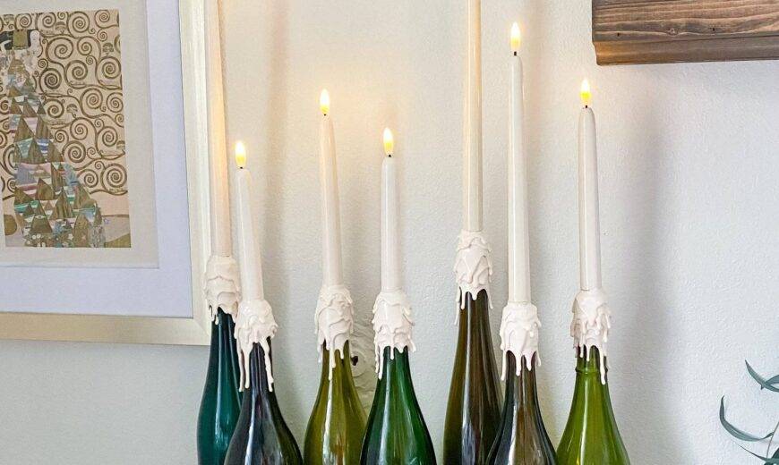 5 Wine Bottle Crafts to Repurpose Your Holiday Bottles