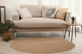 Tips For Styling a Round Rug in a Living Room
