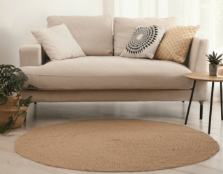 Tips For Styling a Round Rug in a Living Room