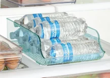 water bottle storage fridge