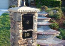 flagstone mailbox