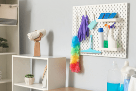 6 Sleek Storage Solutions For Cleaning Supplies