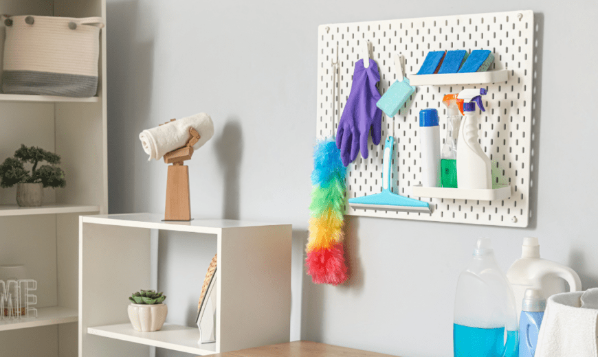 6 Sleek Storage Solutions for Cleaning Supplies