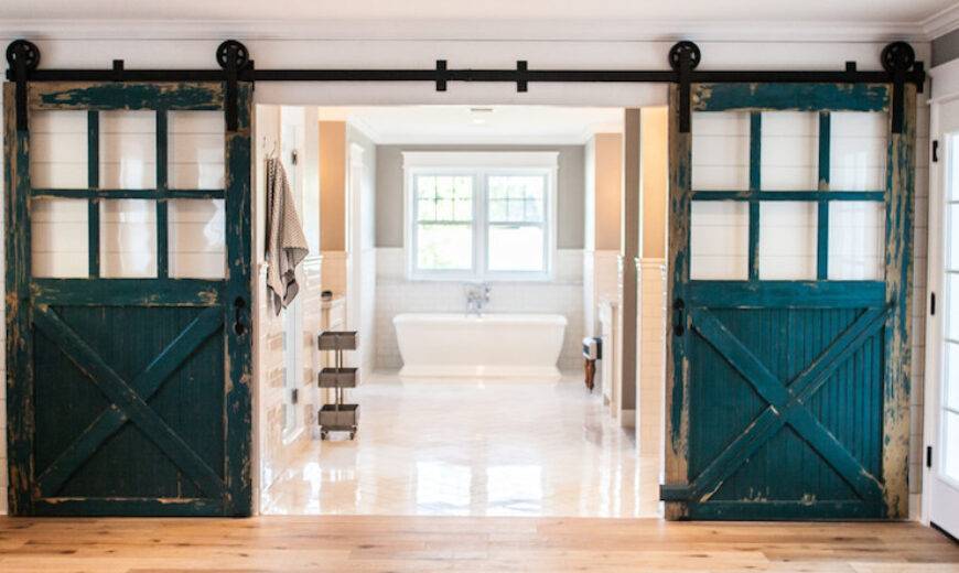 Chic and Functional Barn Door Ideas for Your Bathroom