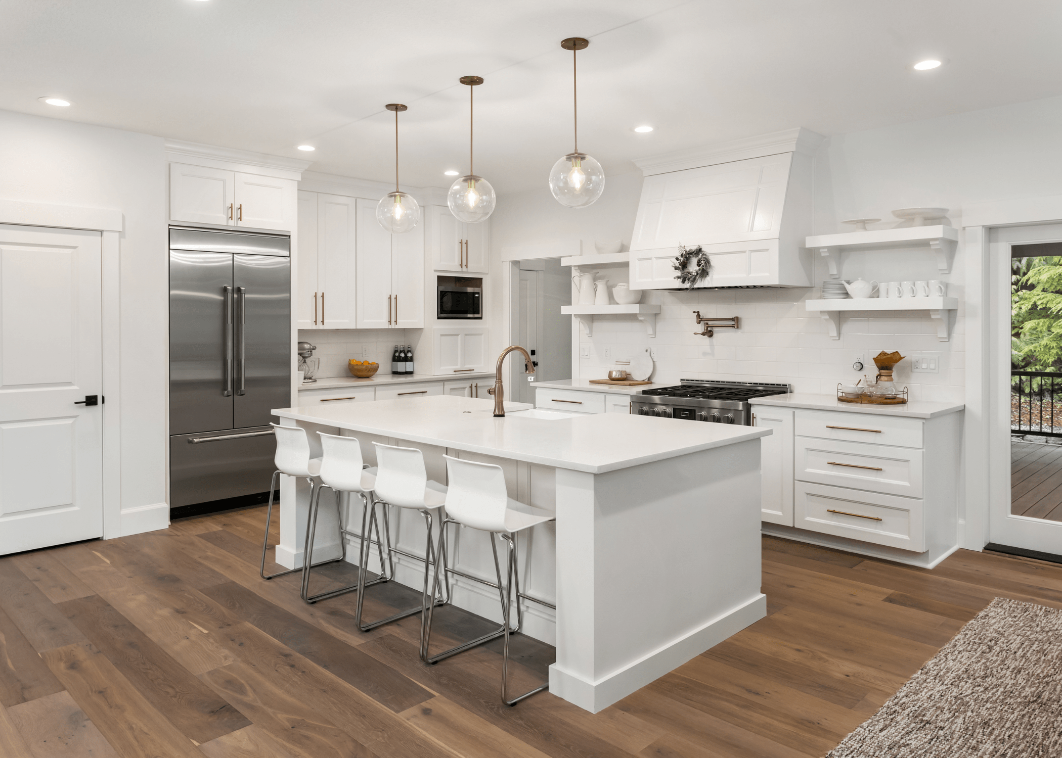 white high end kitchen