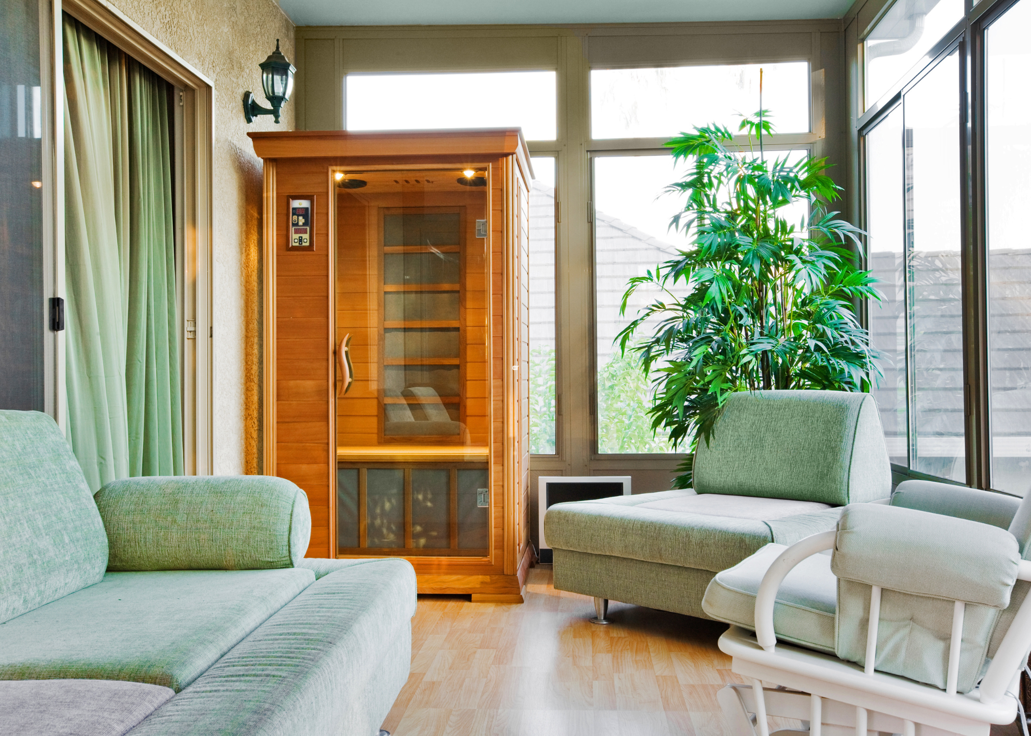 small sunroom space