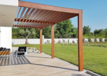 Wooden Slats pergola