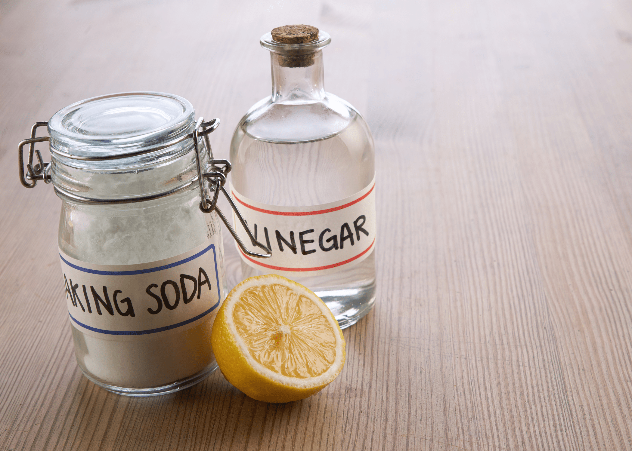 vinegar and baking soda