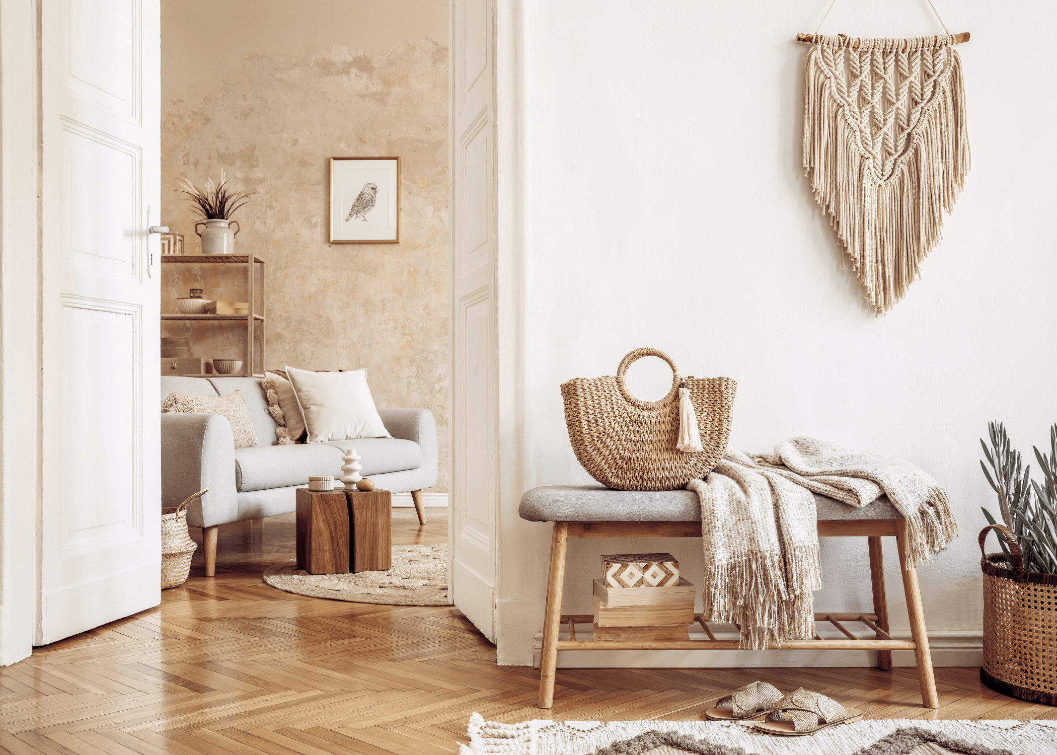 boho natural home decor