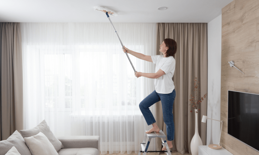 The Secret to Effortless Ceiling Cleaning in Half the Time