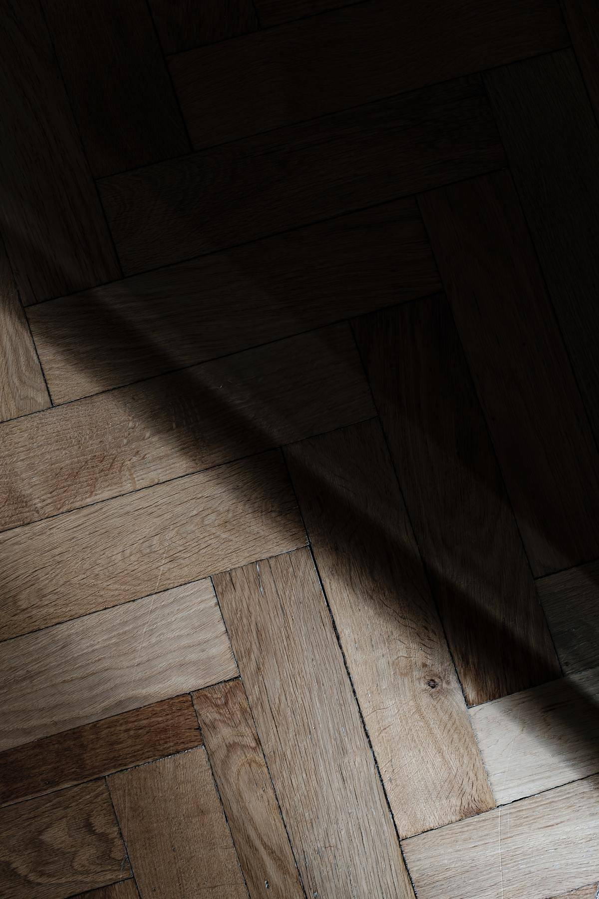 Hardwood flooring with shadow