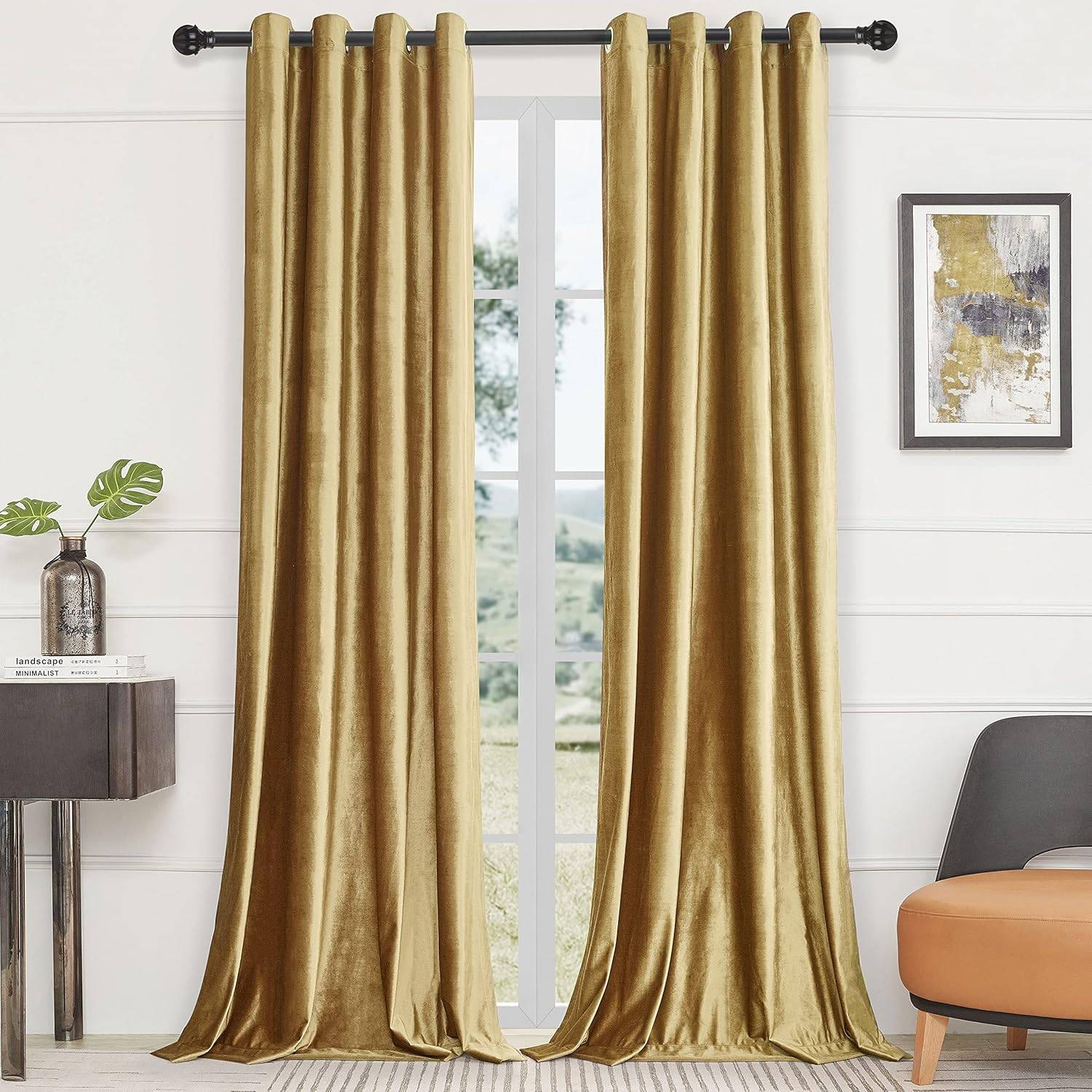 Gold Curtains