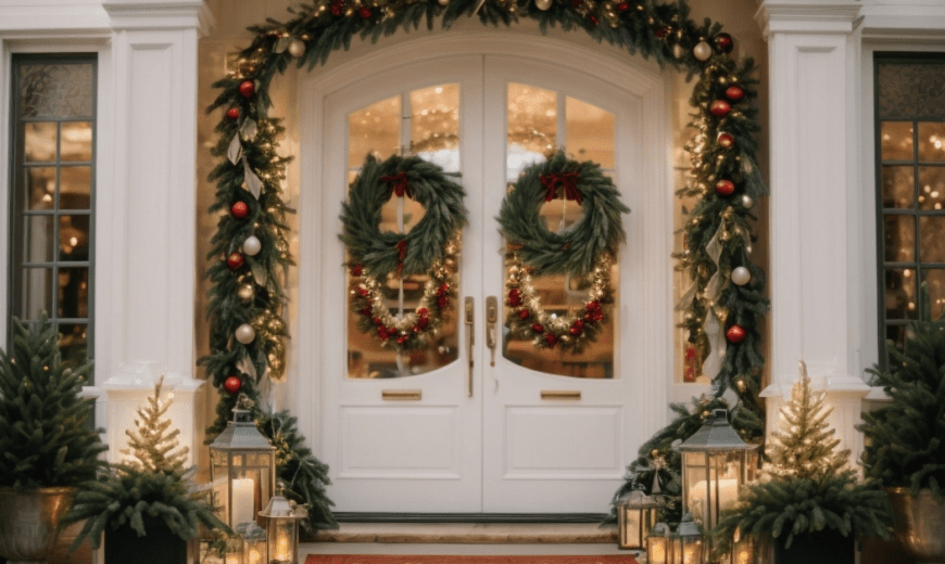 How to Bring Christmas Cheer to Your Home's Exterior