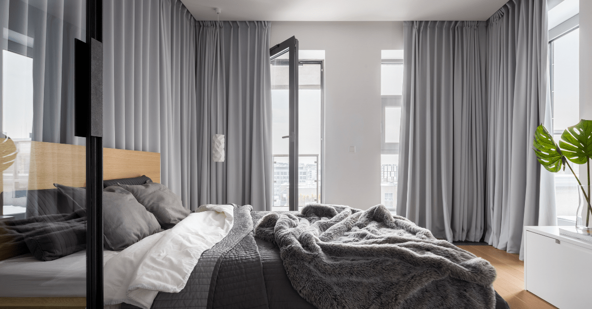 Grey bedroom