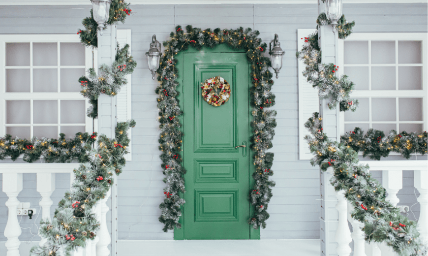 The Best Front Door Colors For A Cozy Winter