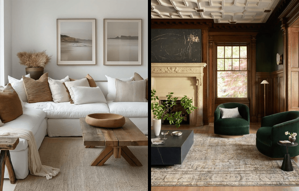 Two modern house decor ideas.