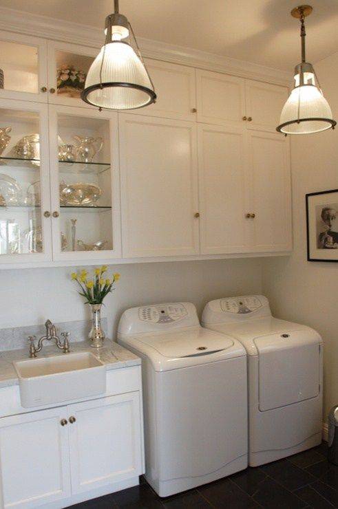 A laundry room.