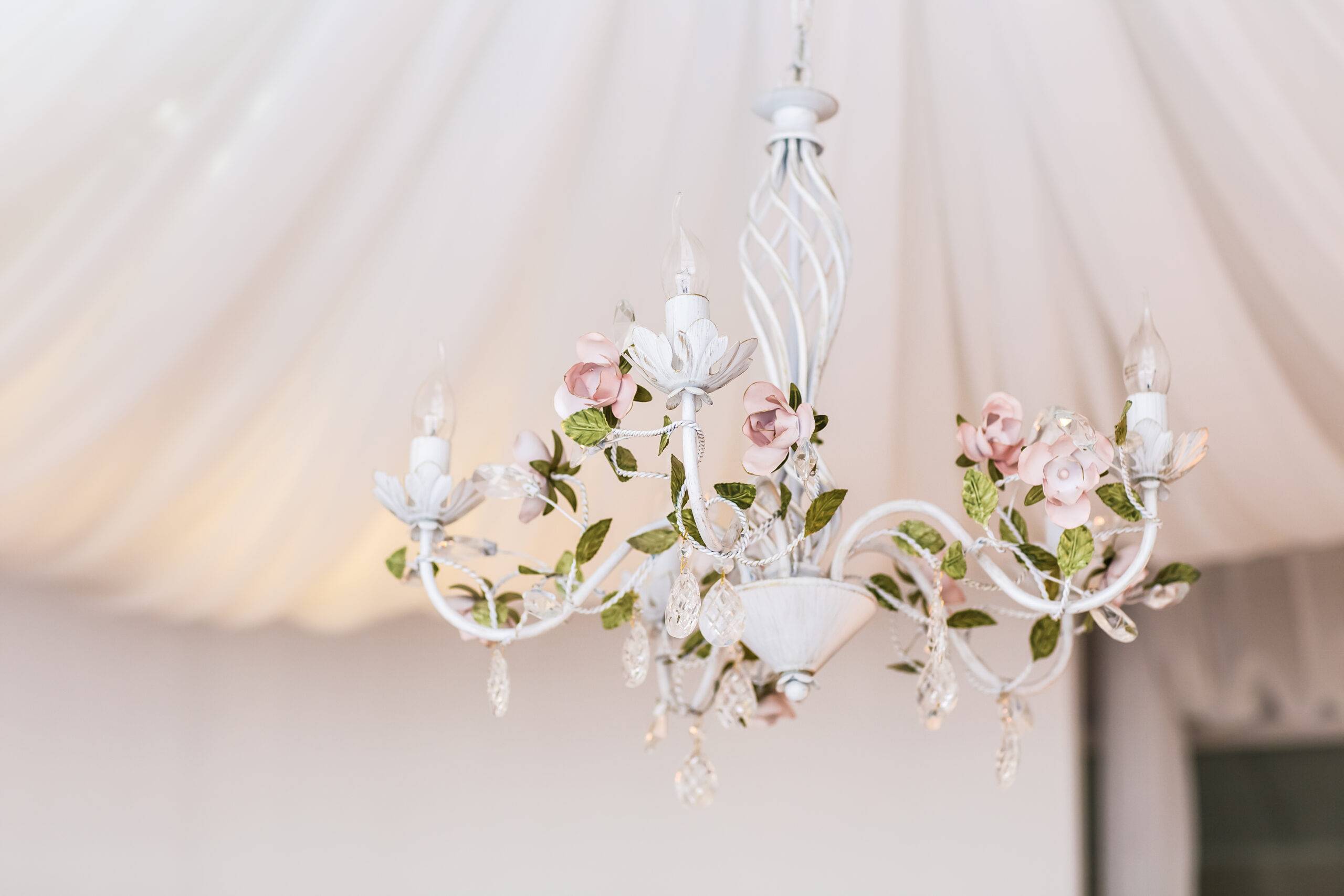 chandelier in classic room shining.  room decor