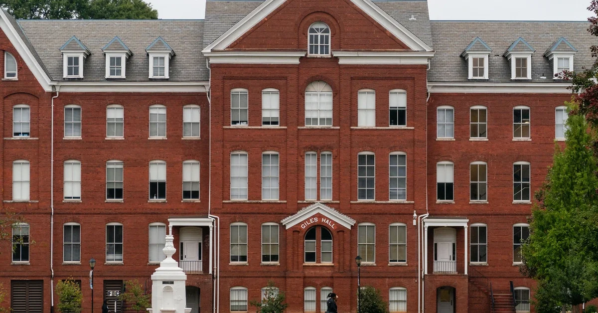 Giles Hall building at the Spelman College campus in Atlanta, Georgia, US, on Friday, Oct. 13, 2023