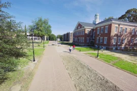 Claflin University's campus in Orangeburg, South Carolina.