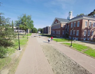 Claflin University's campus in Orangeburg, South Carolina.
