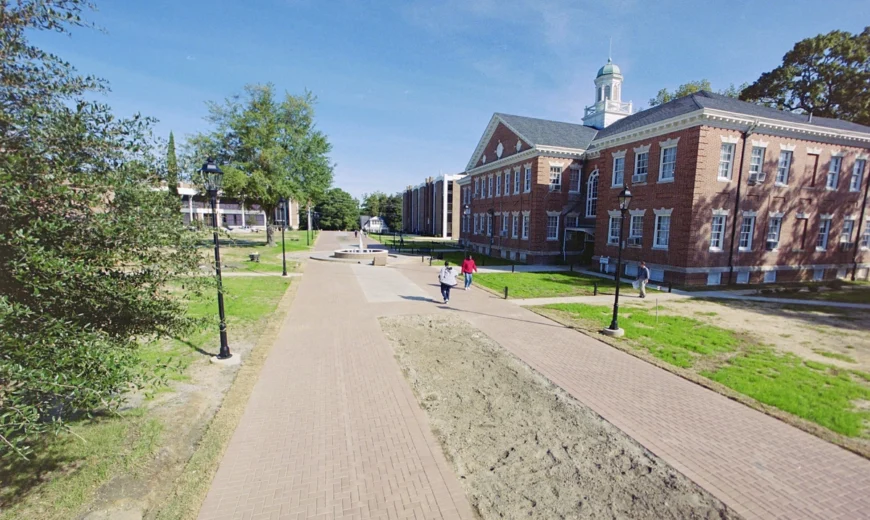 Claflin University's campus in Orangeburg, South Carolina.
